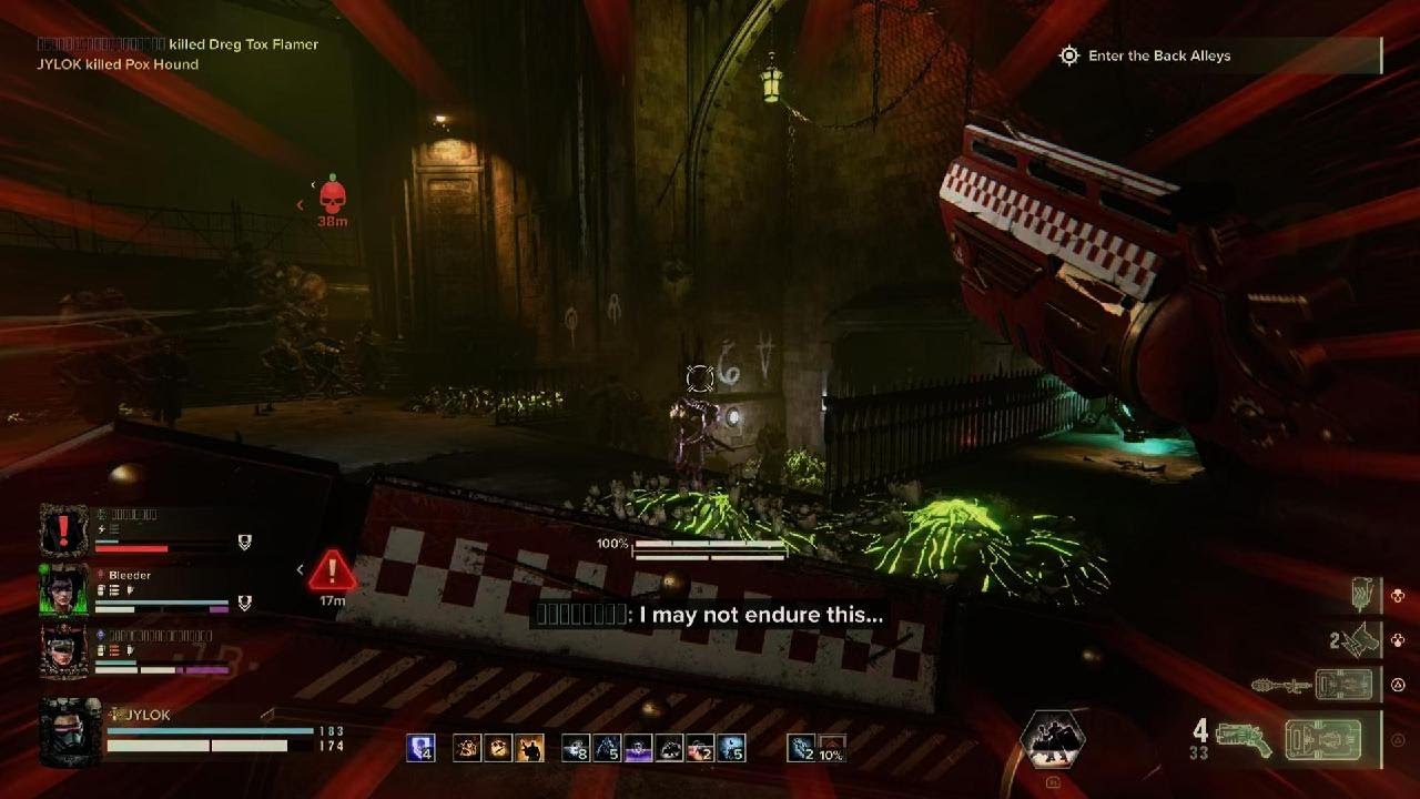 Auric level run with arbites