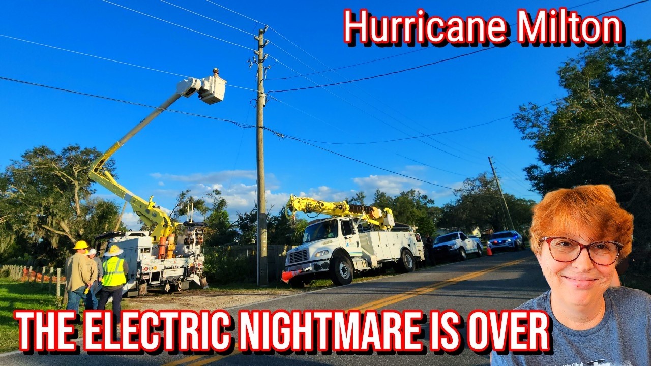 MIRACLES DO HAPPEN🌀 Hurricane Milton Lakeland Electric
