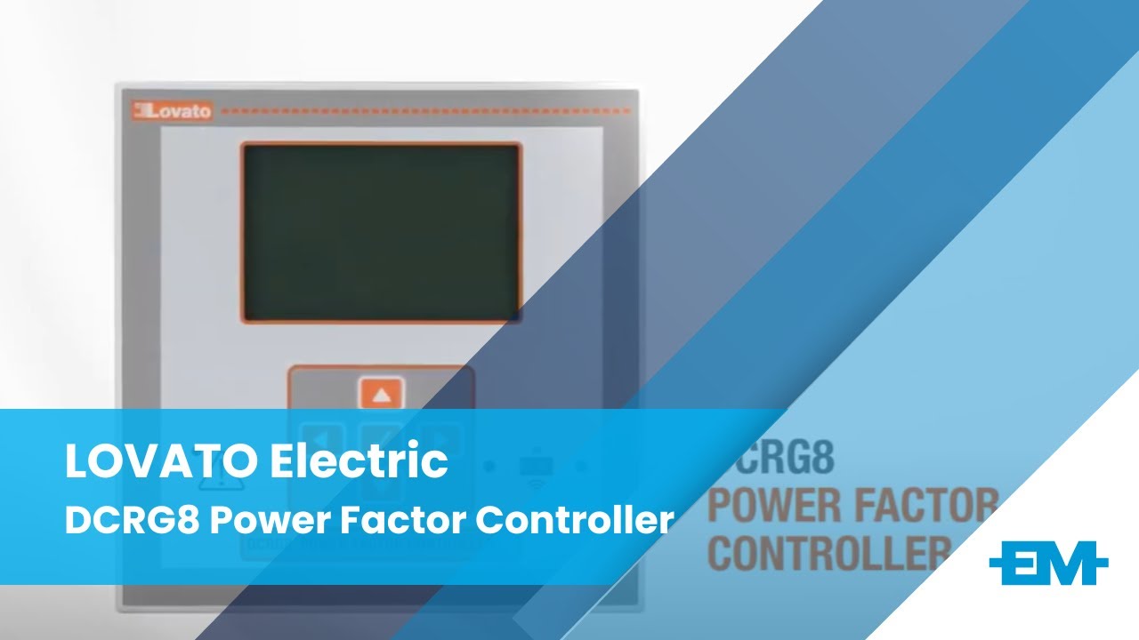 LOVATO Electric   DCRG8 power factor controller