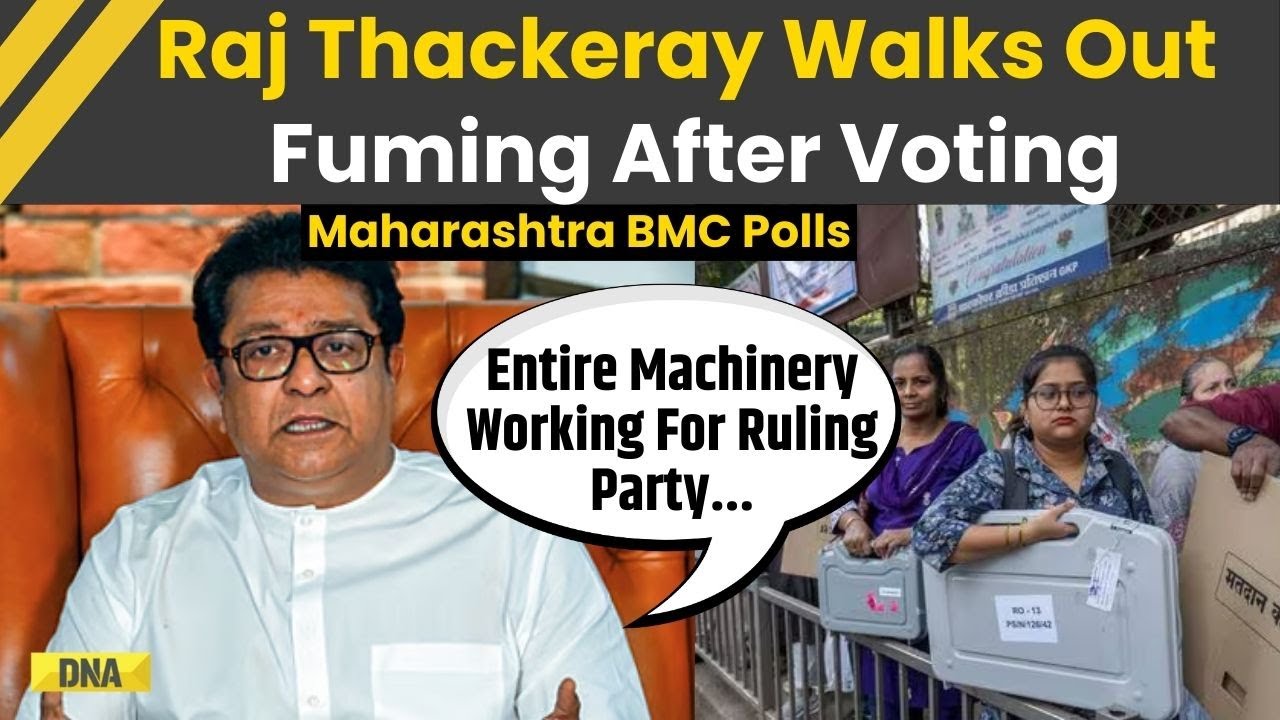 BMC Polls 2026: MNS Chief Raj Thackeray Casts Vote, Accuses SEC Of Bias | Maharashtra Civic Election