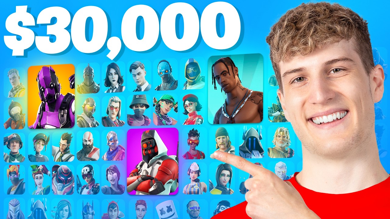 Revealing My $30,000 Fortnite Locker!