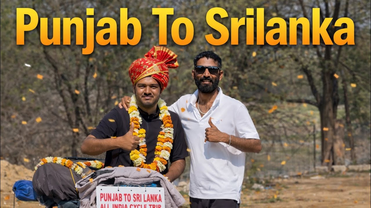 Punjab To Sri Lanka Trip By Cycle 🇱🇰 3300 Kilometers 💯