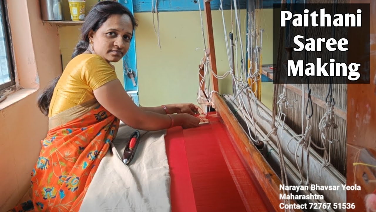 YEOLA PAITHANI SAREE, ORIGINAL PAITHANI SAREE, PAITHANI SAREE MANUFACTURER, MAHA