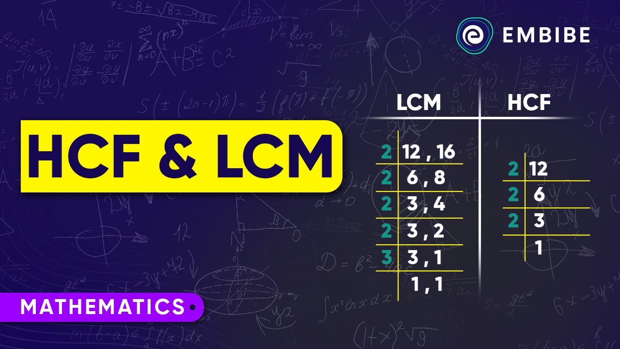 HCF and LCM | Mathematics | Class 6 | Embibe: Achieve Telangana Board