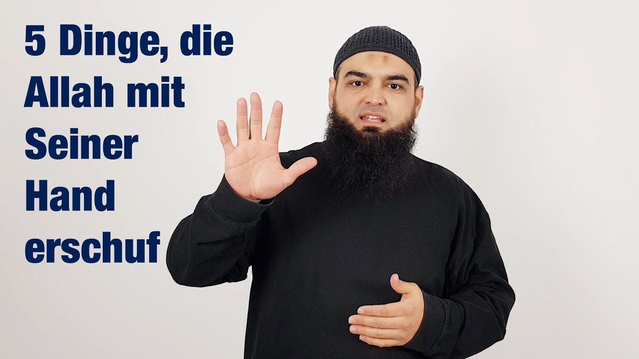 5 Dinge, die Allah mit seiner Hand erschuf ᴴᴰ┇ Wissenswertes ┇ Abu Mikail