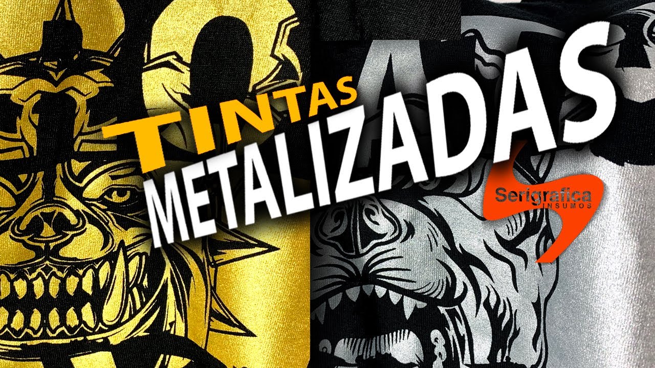 ☝😎 COMO ESTAMPAR TINTAS METALIZADAS #tintadorado #similfoil  Super cubritivas y elásticas.