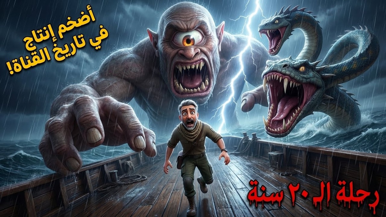20 سنة من الرعب: رحلة الأوديسة ومواجهة وحوش العالم السفلي! (فيلم كامل) 🐙💀