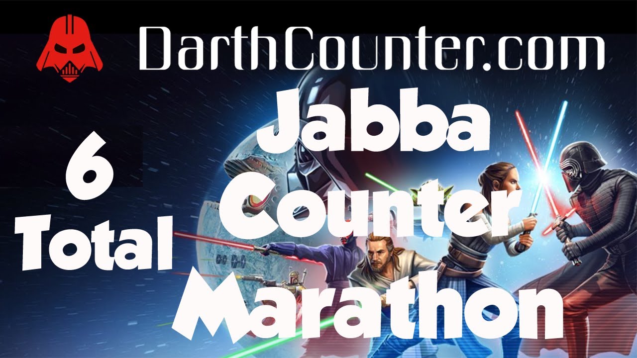 Jabba Counter Marathon - 6 5v5 SWGOH GAC Counters using Jabba, JMK, LV, Reva, SLKR