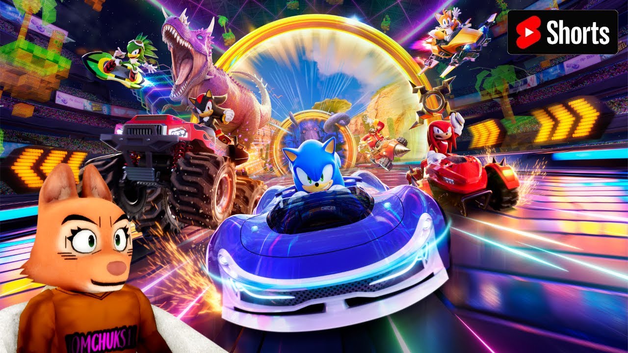 sonic racing crossworlds #roblox #shorts #shortslive