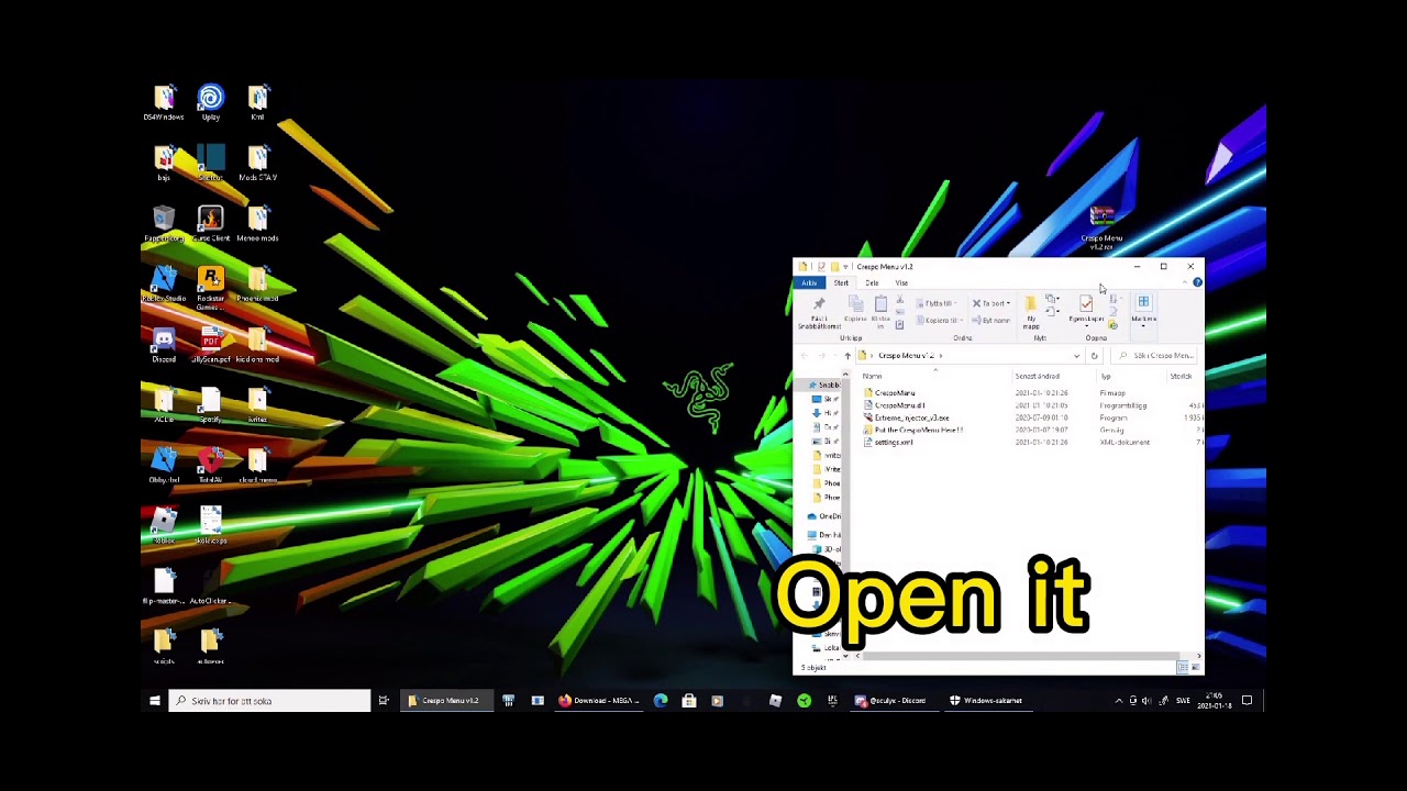 How to download Crespo mod menu for Free (no linkvertise)No showcase doe undetected