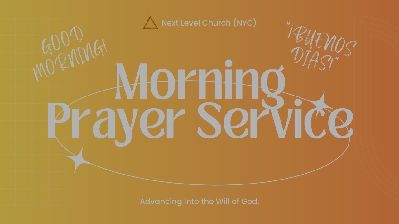 Thursday #MorningPrayer & Word Service with Pastor Bryson G. Baylor [March 5, 2026]