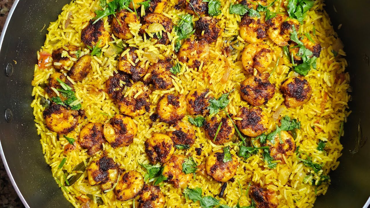Prawns Rice /ചെമ്മീ൯ ചോറ് കണ്ണൂ൪ സ്പെഷൽ / Kannur Style Prawn Rice/Chemmeen Choru Jisha's Flavours
