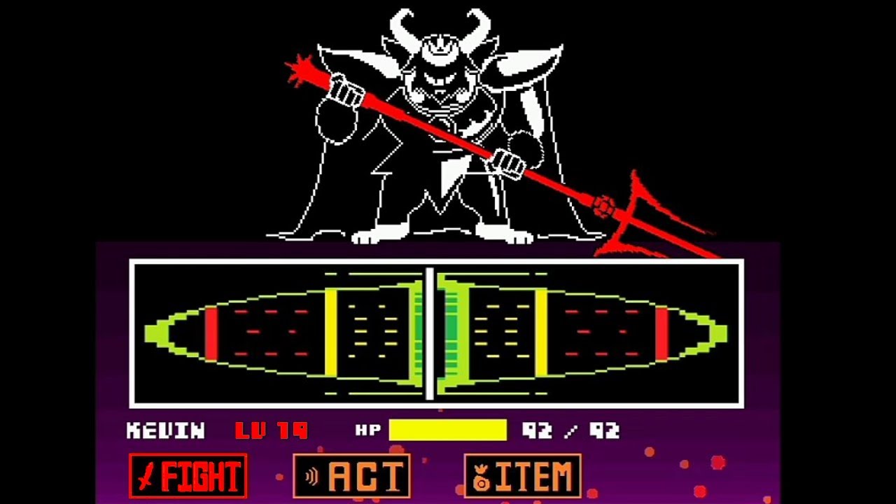 You Can Fight Asgore at LV 19 (UnderTale)