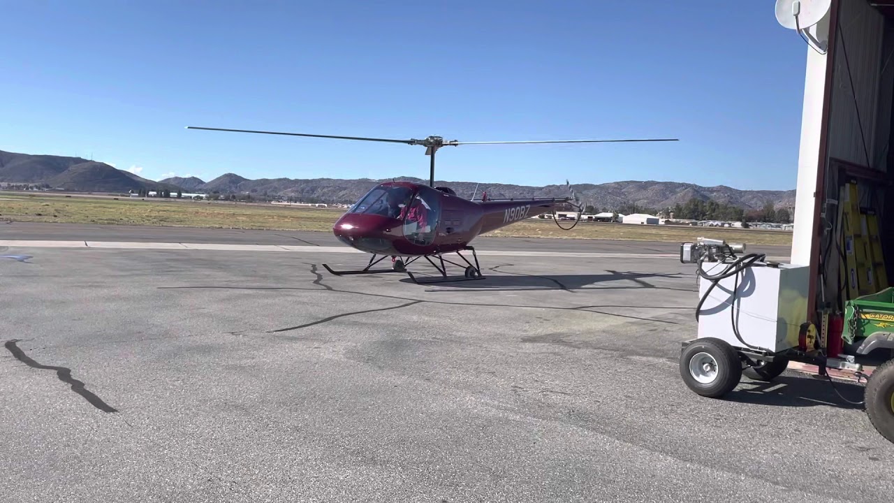 Enstrom F28 Start up and Departure