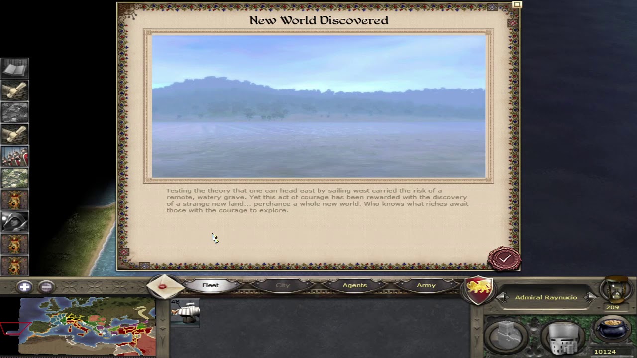 Discovering the New World in Medieval 2 Total War