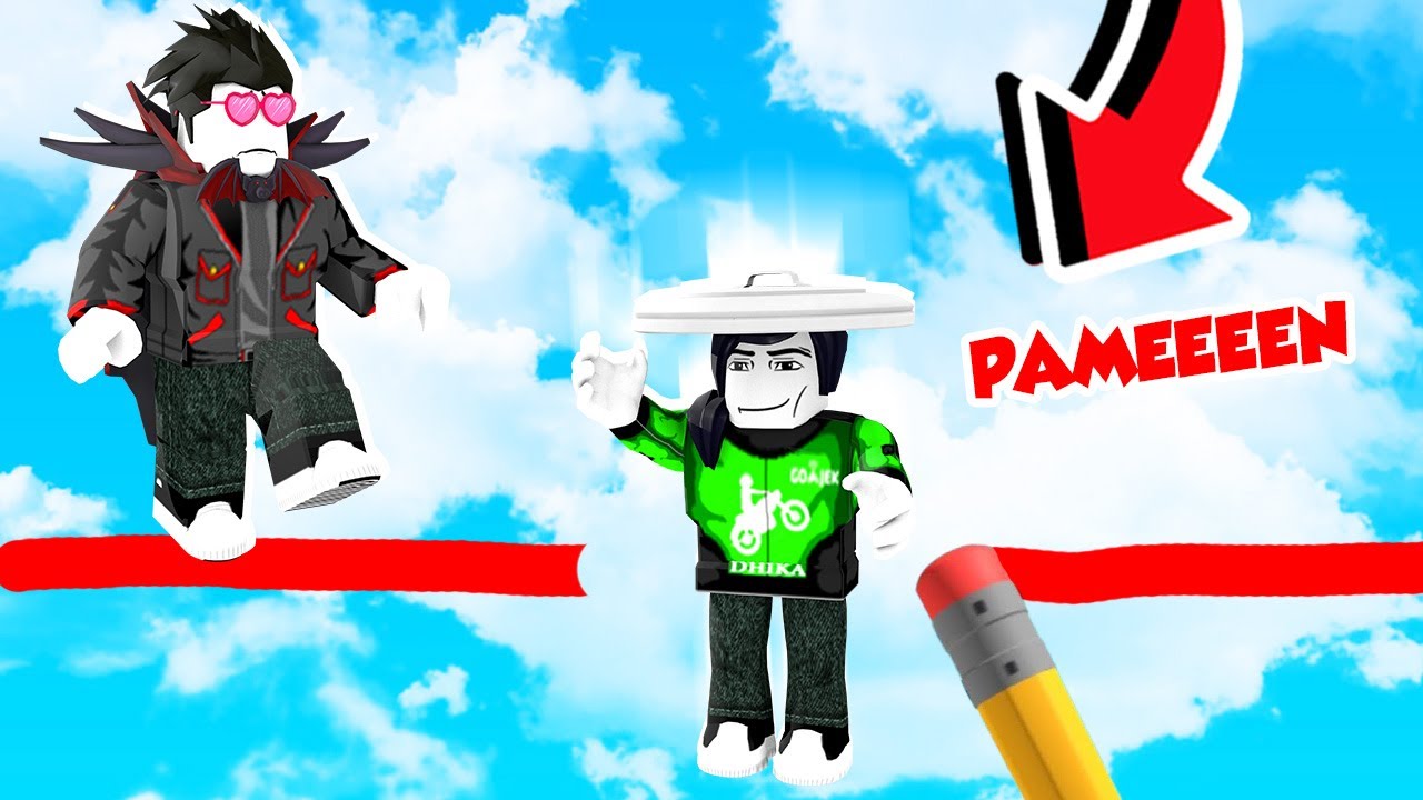 OBBY TAPI KITA HARUS GAMBAR DAN AKU ISENGIN SIKOCAK DI ROBLOX!!!