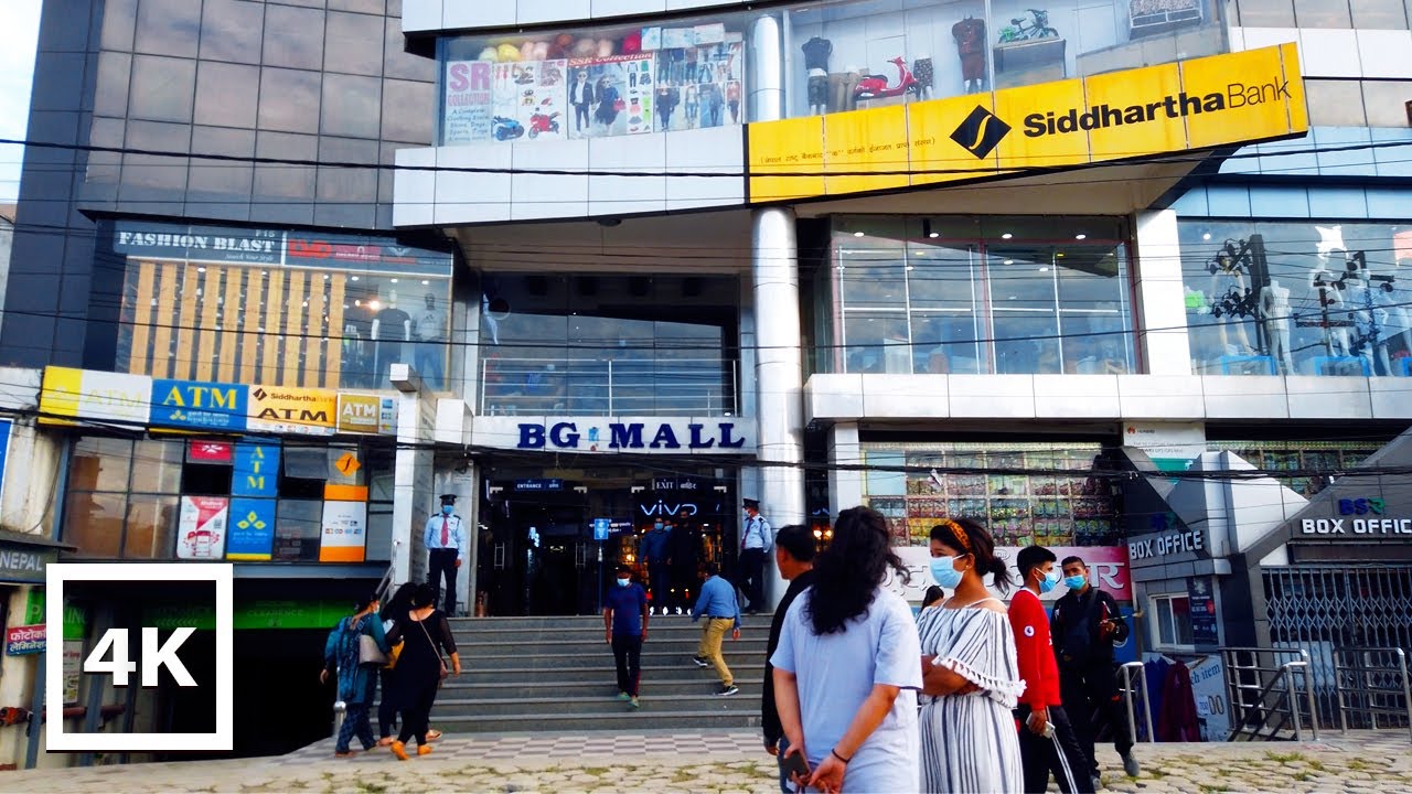 Walking inside BG MALL in Gongabu, Kathmandu - 3D Audio | ASMR - Binaural Sounds | 4K