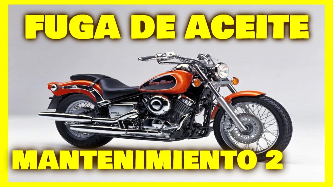 Mantenimiento en yamaha dragstar: localizar y reparar fuga de aceite