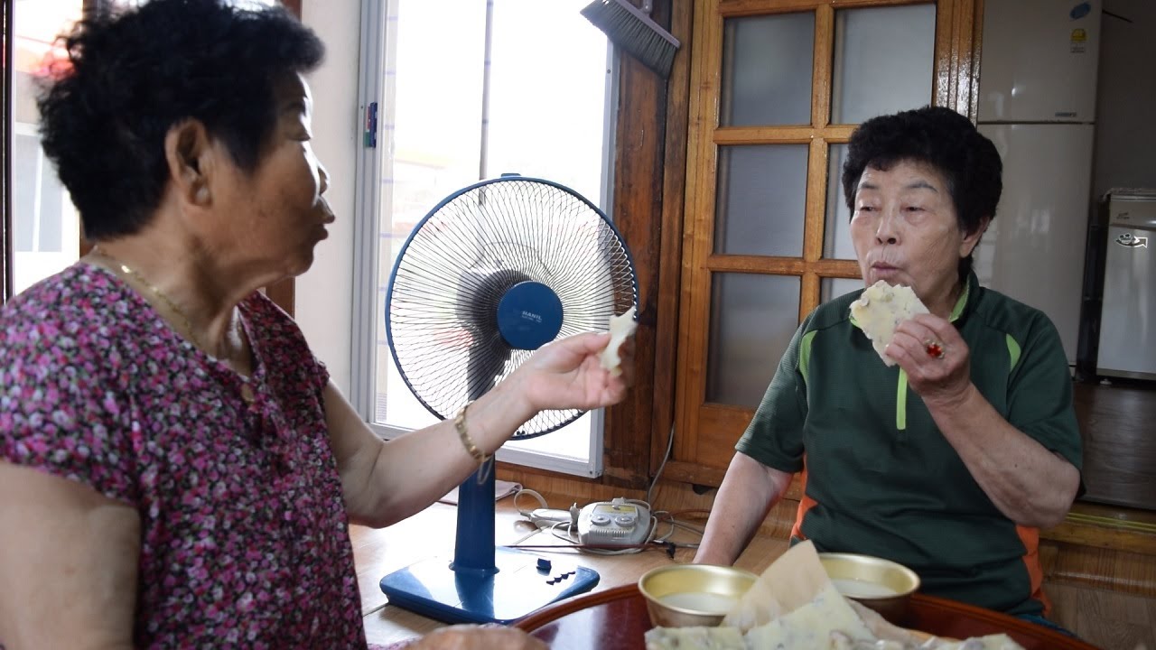유두절에는 개떡을 쪄 먹지요 | 솥단지 꺼낸 김에 깻잎반찬까지 만들어 버리기 | 시골할매