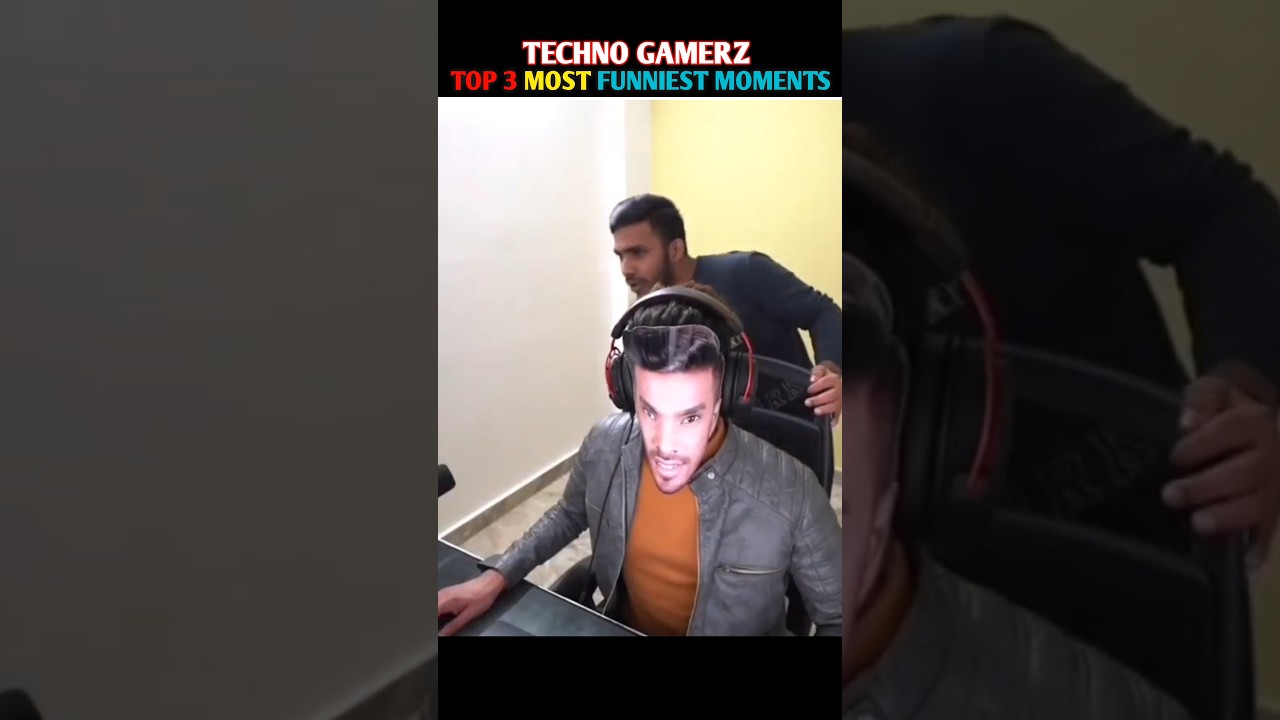 Techno Gamerz Top 3 Funny Moments😂||Ujjwal के सबसे ज्यादा Comedy Moments||#viral #shorts #trending