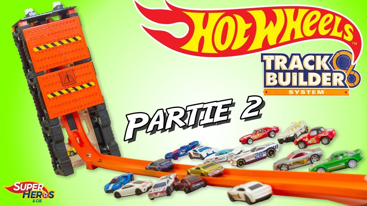 Hot Wheels Track Builder Piste Explosion Partie 2 Construction Crash Kit Jouet Toy Review Kids