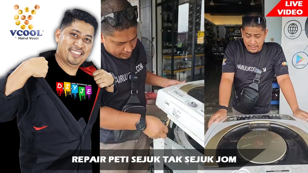 REPAIR PETI SEJUK TAK SEJUK JOM