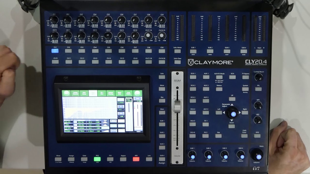 CLY 20.4 TUTORIAL sobre la MEZCLADORA