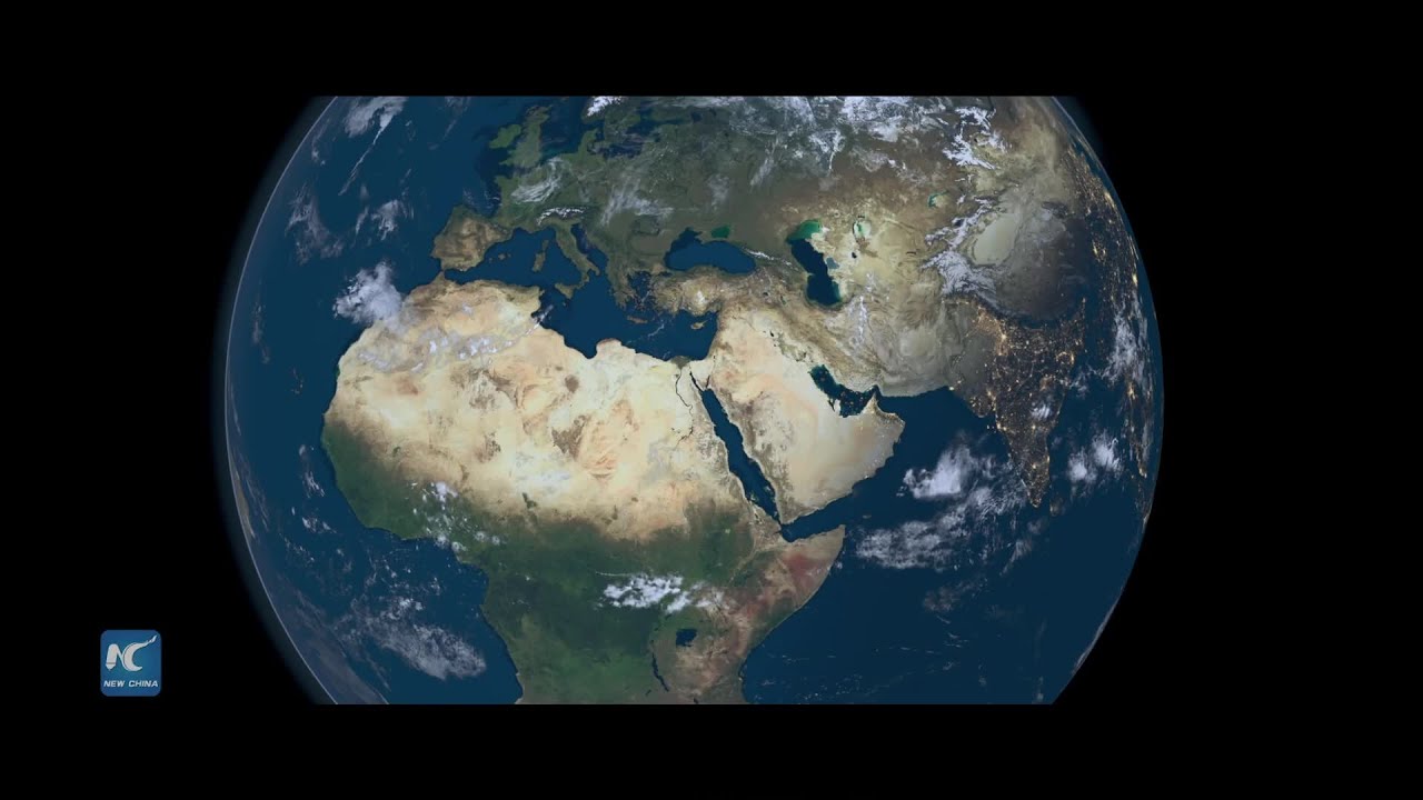 Witnessed by Satellites: Water nourishes arid land