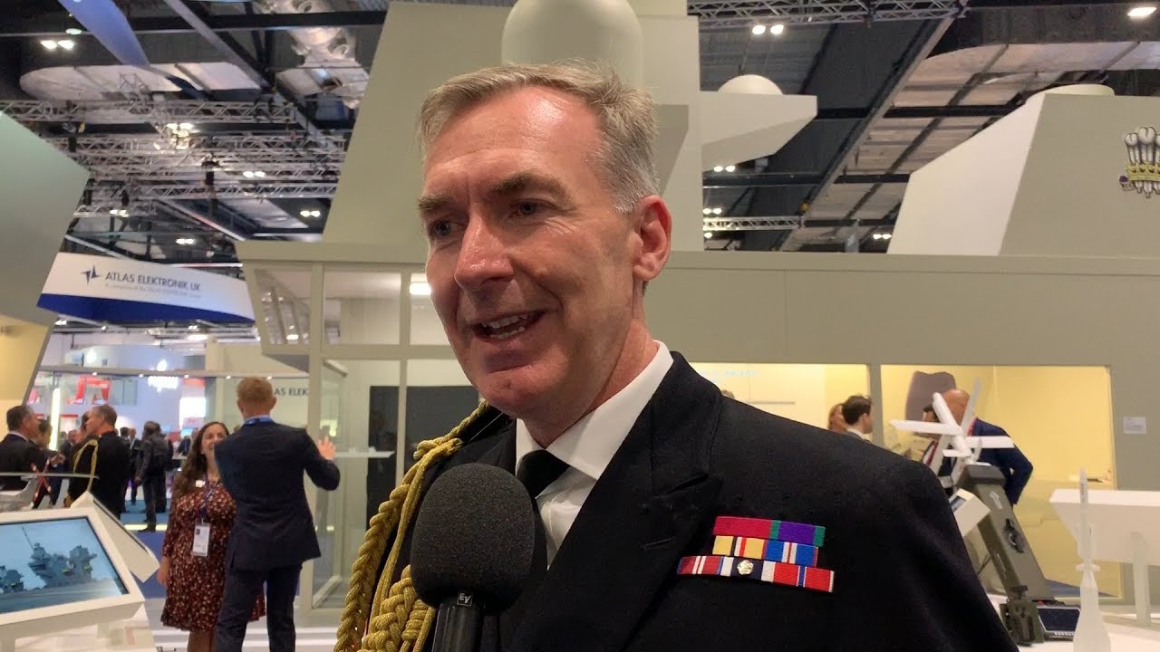 Royal Navy's Radakin on Priorities, Forward Basing, Carrier Strike, Fostering Innovation