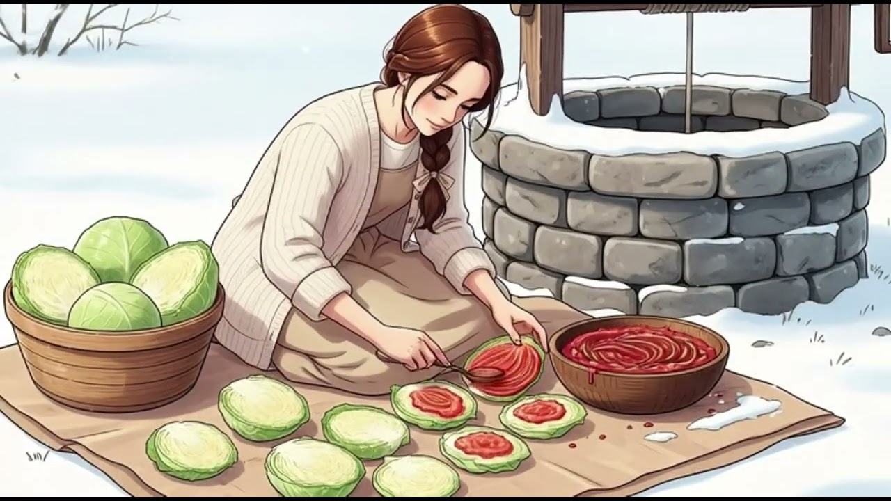 A Peaceful Day of Kimchi Making  Ghibli Inspired Cooking