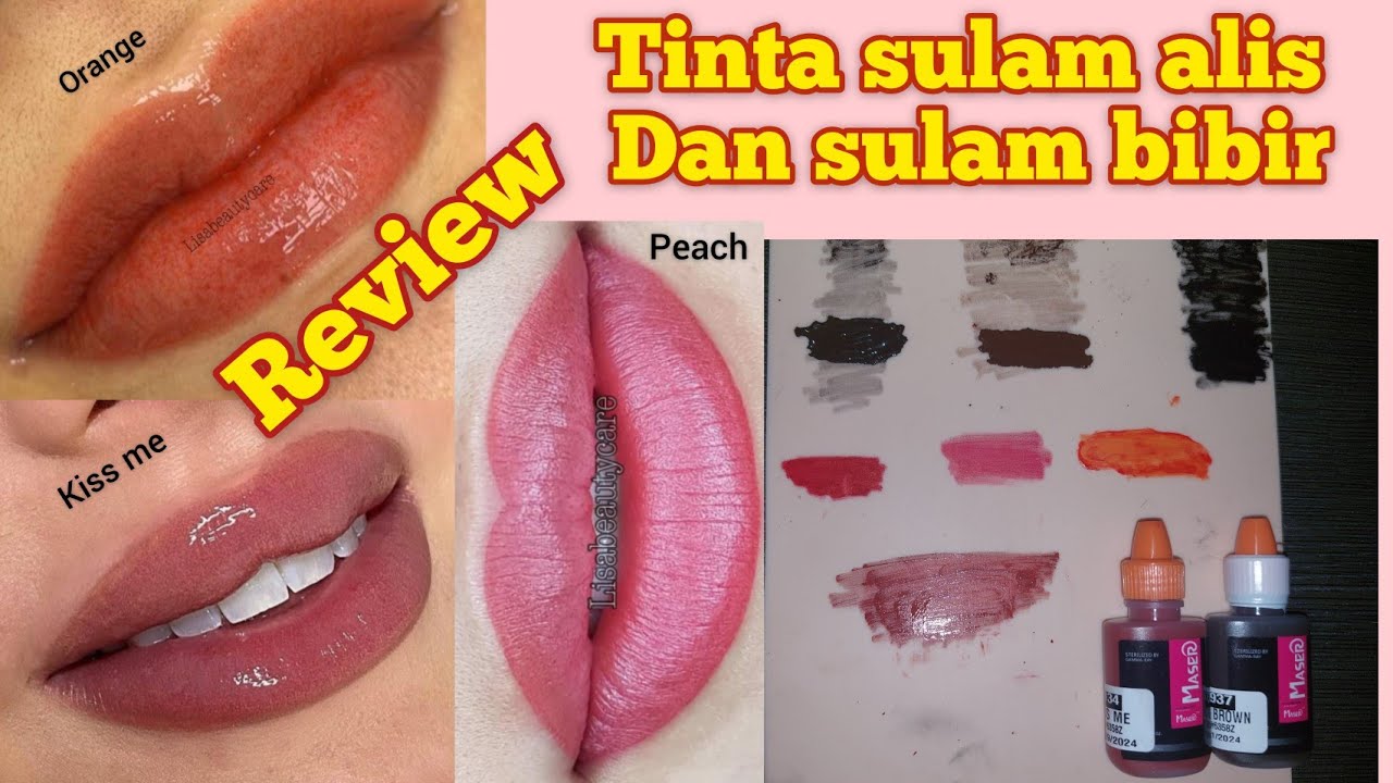 Review Tinta Sulam Alis-Bibir & Eyeliner--Recomended