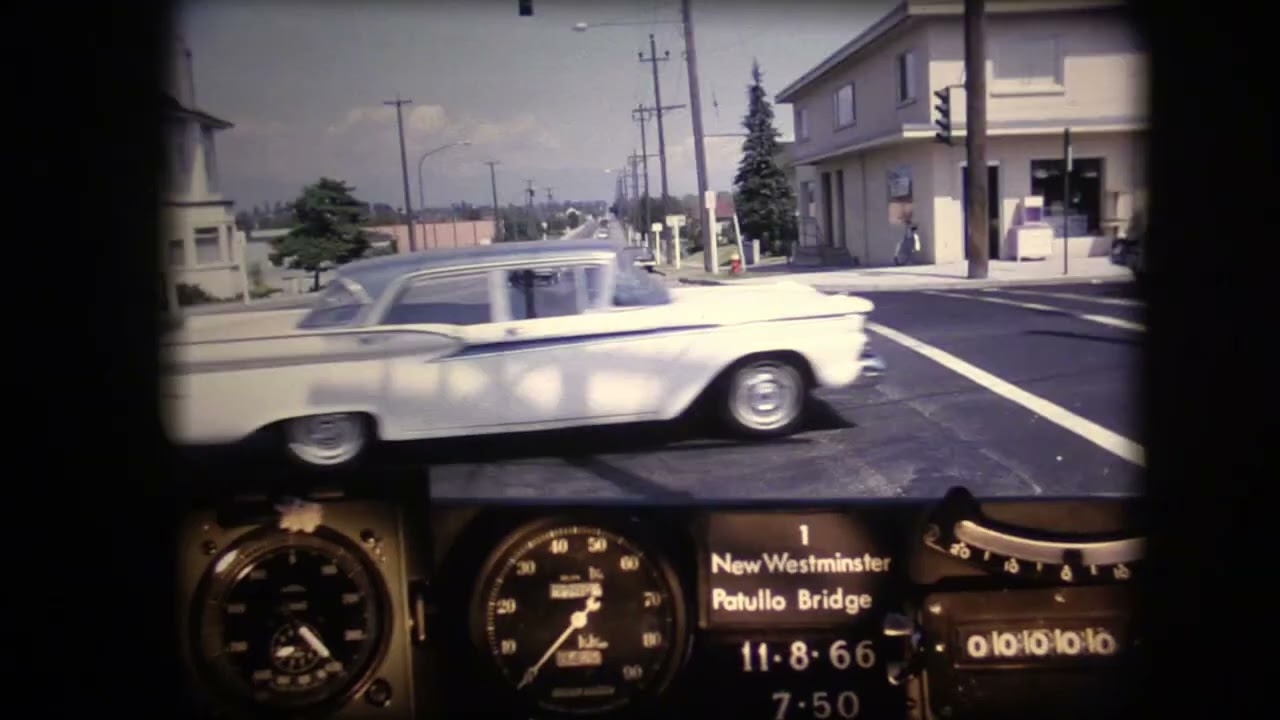 BC Road Trip Time Machine: Highway 1 - Burnaby to Pattullo Bridge, 1966