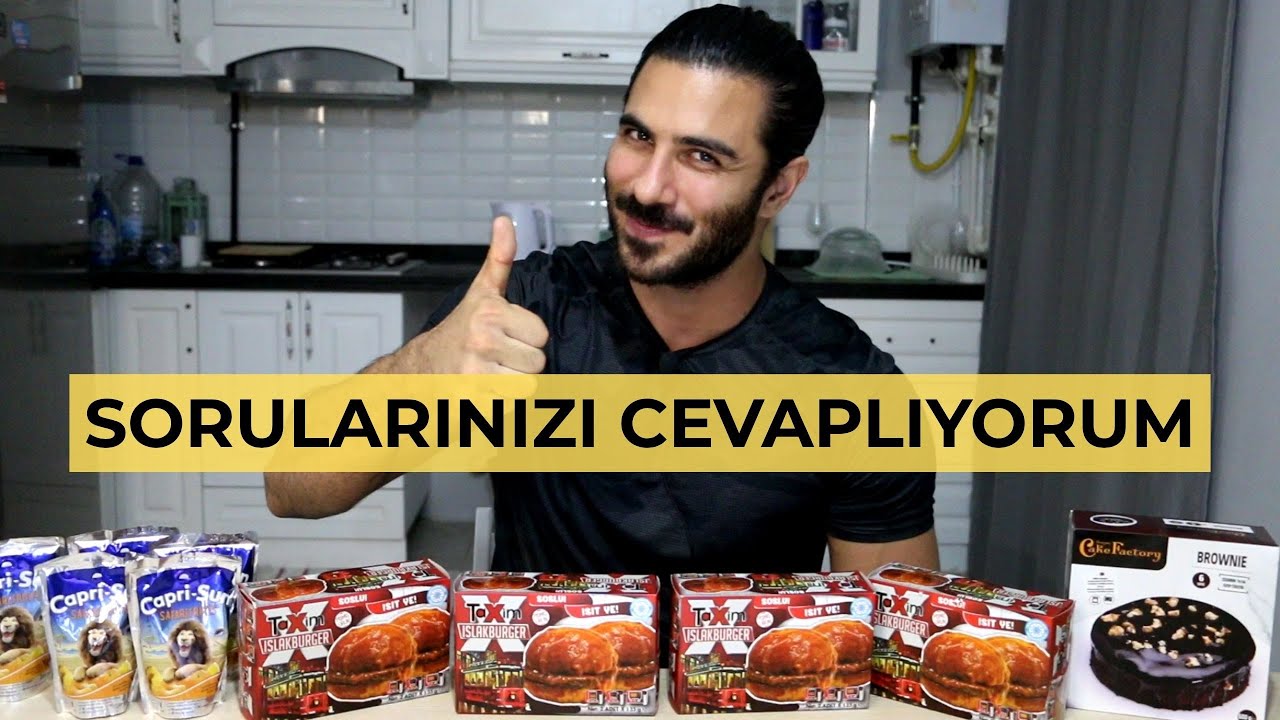 SORULARINIZI CEVAPLIYORUM | ISLAK HAMBURGER & BROWNİE MUKBANG