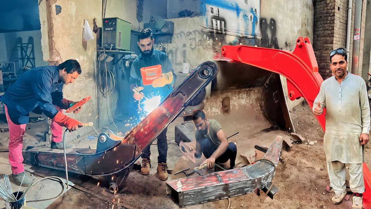 Excavator Boom Making With High Strength Iron Sheet | Mass Production Factory