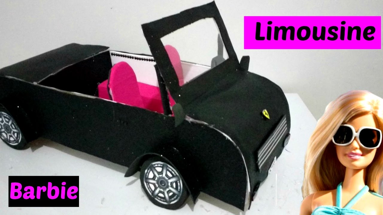 Como fazer uma Limousine para Barbie e outras bonecas /papelão e EVA