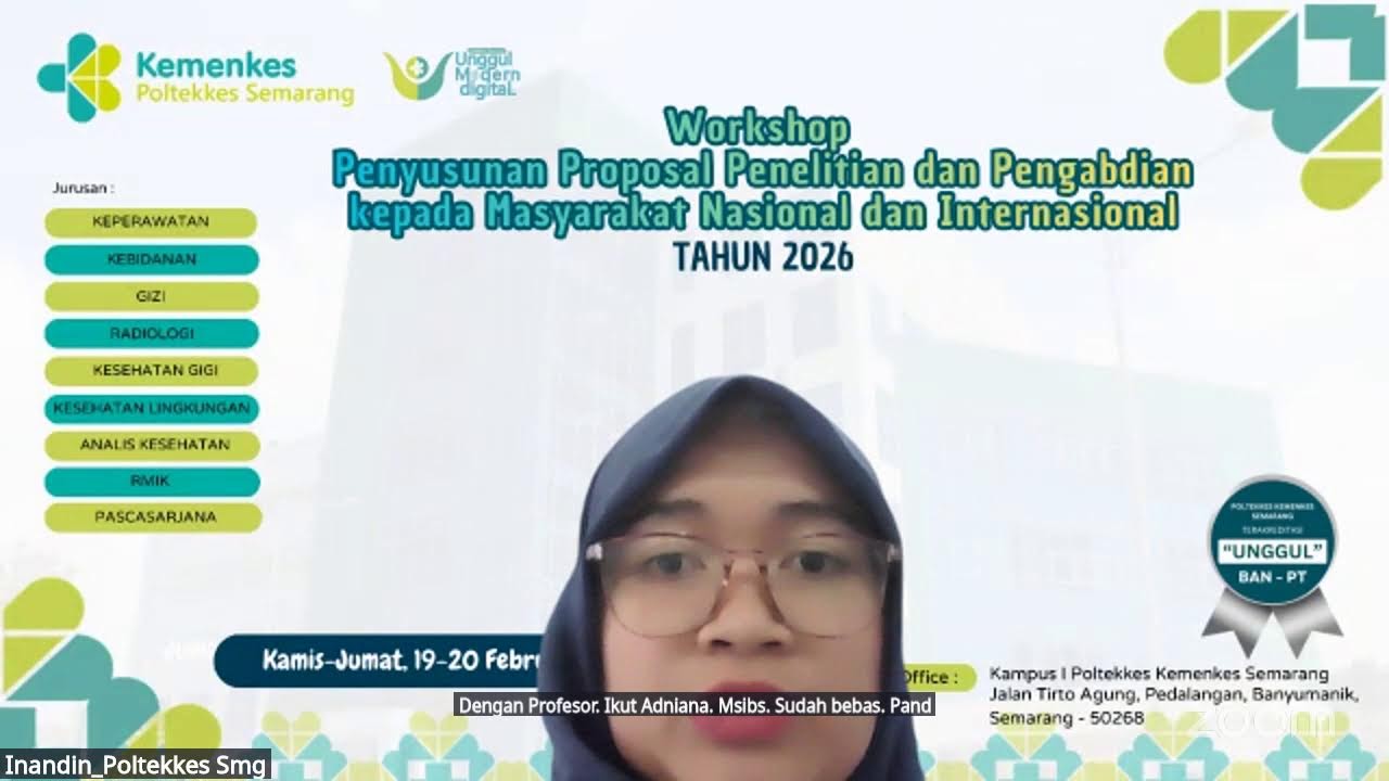 Hari 1 - Workshop Penyusunan Proposal Pe Nasional dan Internasional.