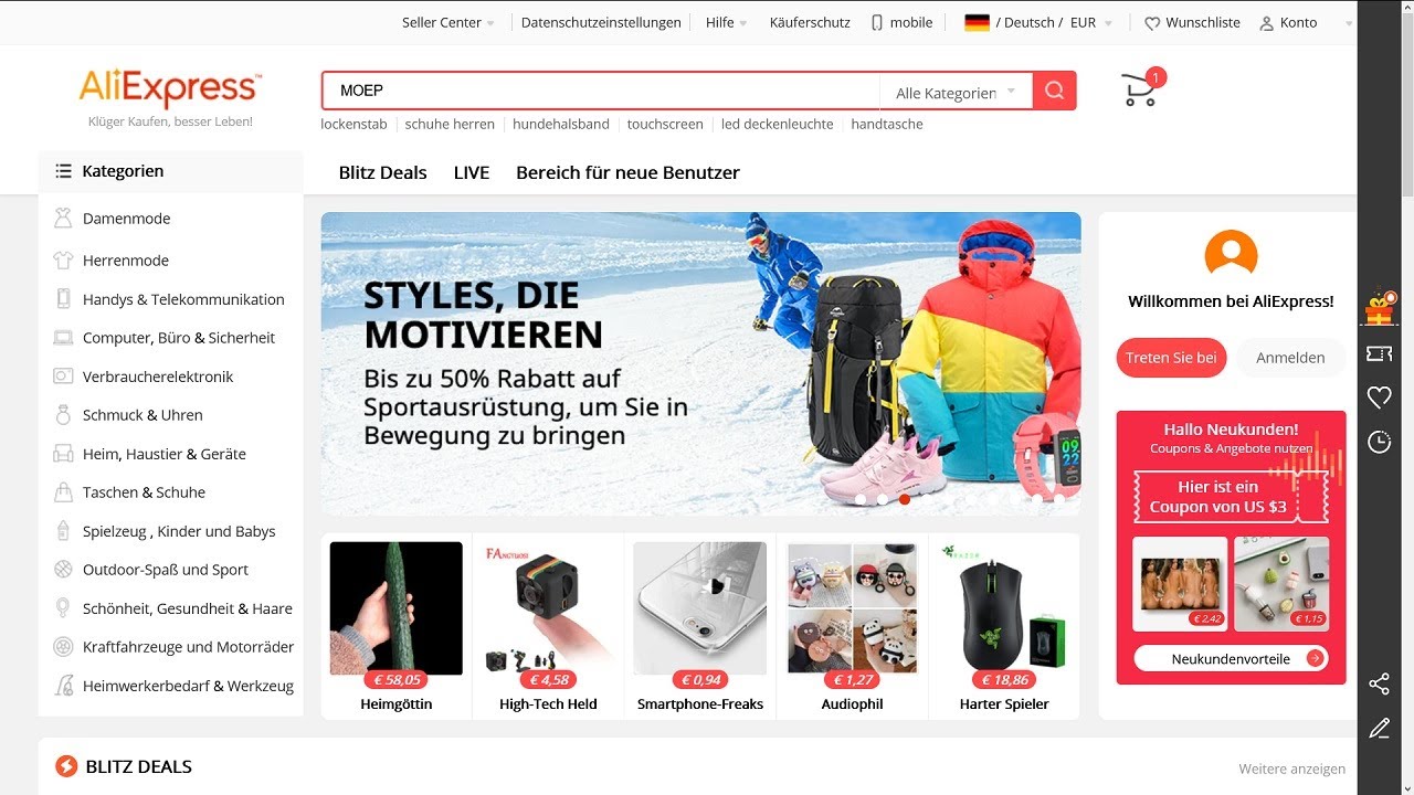 Tutorial: 2019 bei Aliexpress bestellen - Kuriose Produkte und Einfuhrumsatzsteuer - Moschuss.de