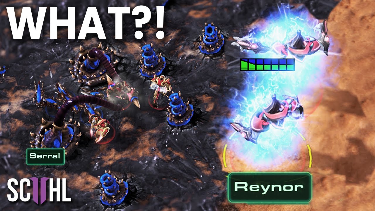 Reynor Switches to Protoss in a Professional StarCraft 2 Match
