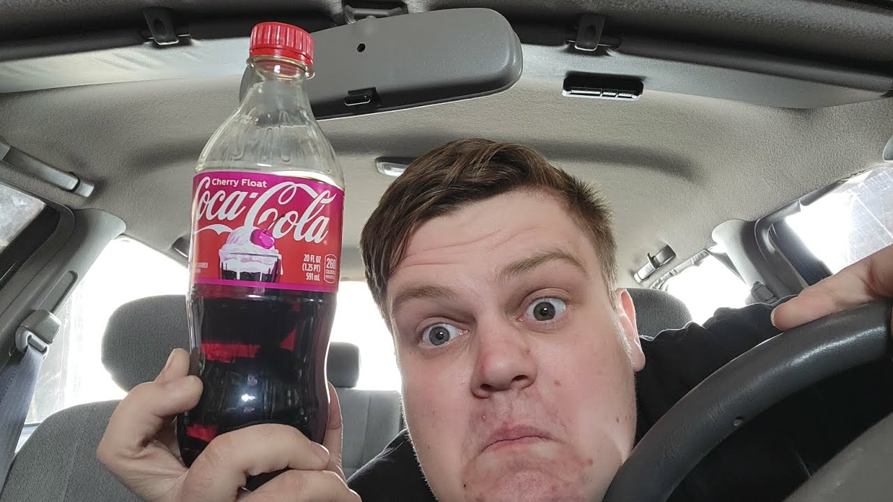 Cherry float coca cola