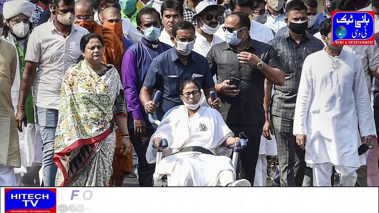 Mamata Banerjee's wheelchair rally