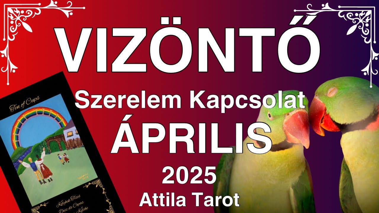 ♒️ Vízöntő Április 2025 Szerelem Kapcsolat Tarot Jóslás Hamarosan teljesül a vágyad
