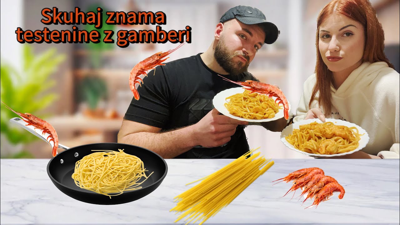 Skuhaj z nama testenine z gamberi 👩‍🍳🦐