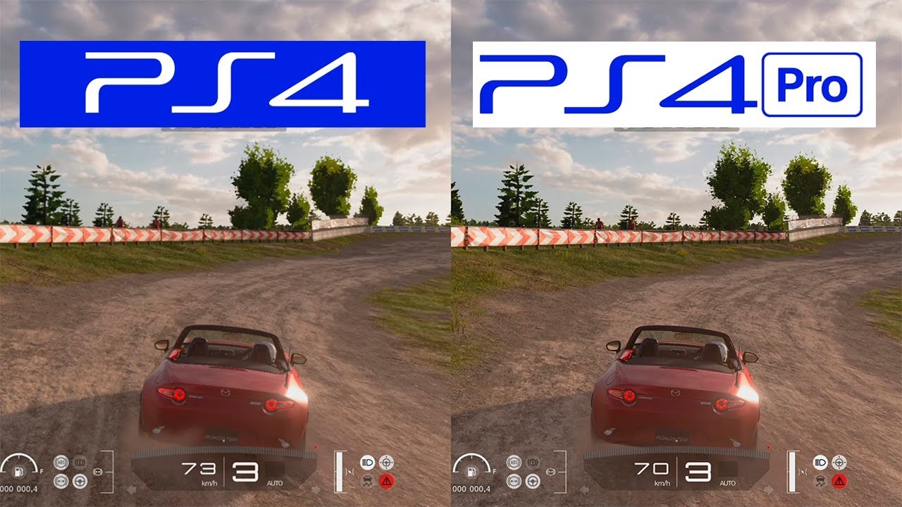 Gran Turismo Sport | PS4 Pro VS PS4 | Graphics Comparison | Comparativa
