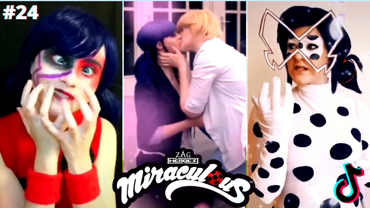 Miraculous Cosplay Ladybug  and Chat Noir TikTok #24 🐞