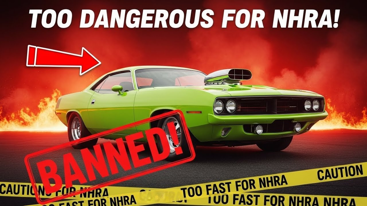 Пять мощных автомобилей Mopar настолько опасны, что NHRA в одночасье изменила правила