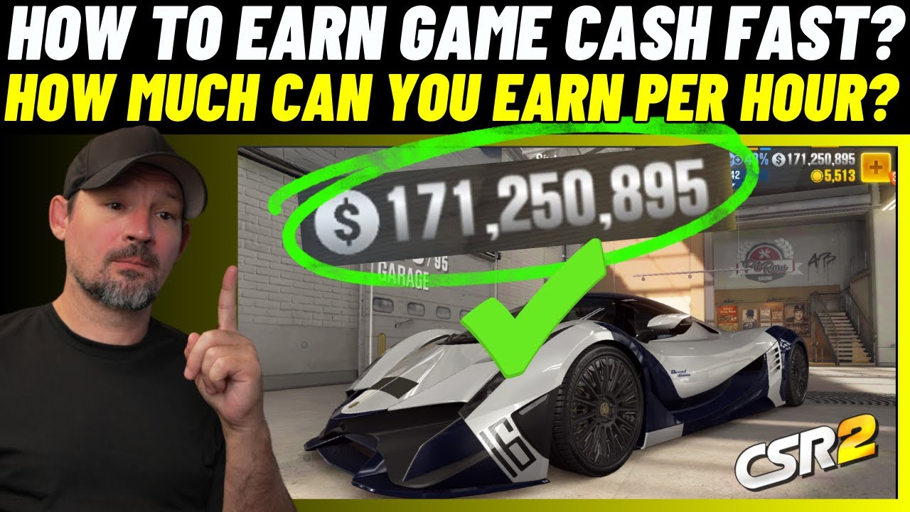 Как быстро заработать игровые деньги в CSR2?