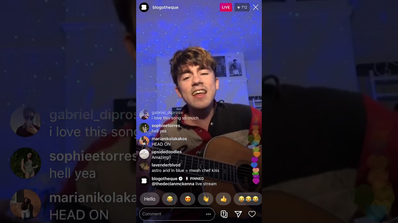 In Blue - Declan McKenna Instagram Live