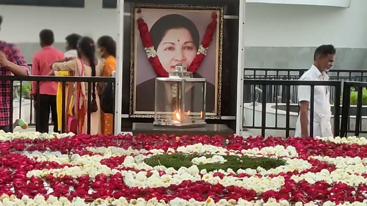 Jayalalitha Memorial (Jayalalitha Samadhi), Marina Beach, Chennai