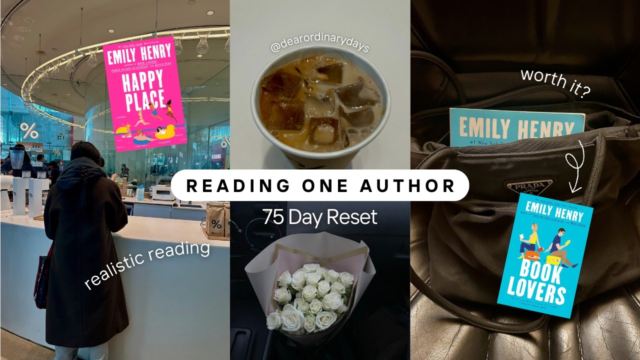 I read only Emily Henry for a week 📚 | 75 day reset - week 4