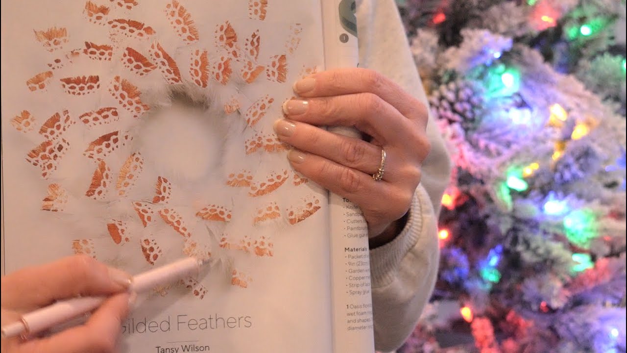 ASMR - Magazine Reading - DIY Wreaths - Softly Spoken